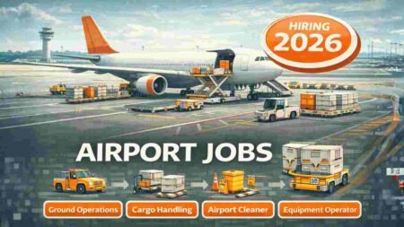 Airport Jobs 2026 – High Paying Ground Staff, Loader, Security, Ticketing, Baggage Handling & Customer Support Jobs Across India Airport Jobs 2026 – High Paying Ground Staff, Loader, Security, Ticketing, Baggage Handling & Customer Support Jobs Across India