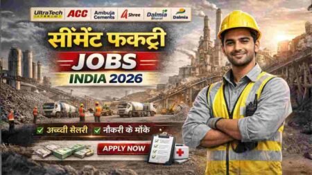 Cement Factory Jobs India 2026 – High-Paying Industrial Careers