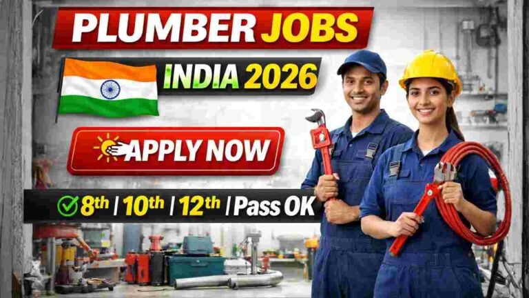 Plumber Jobs India 2026 – High-Paying Skilled Trade Careers, Salary, Skills & Opportunities