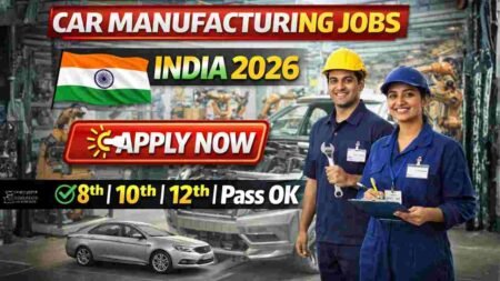 Car Manufacturing Jobs India 2026 Car Manufacturing Jobs India 2026