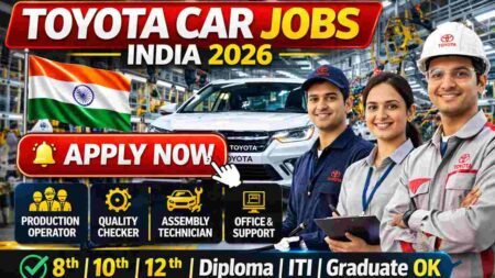 Toyota Car Jobs India 2026 – High-Paying Automotive Manufacturing