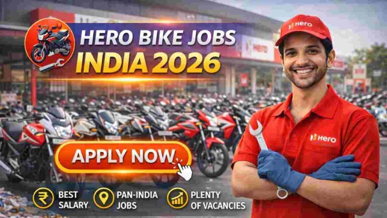 Hero Bike Jobs India 2026 – High-Paying Two-Wheeler Manufacturing