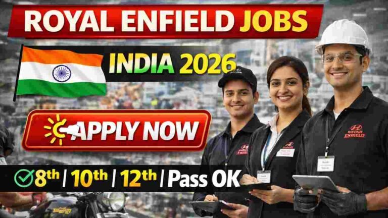Royal Enfield Jobs 2026 – High-Paying Automotive Careers