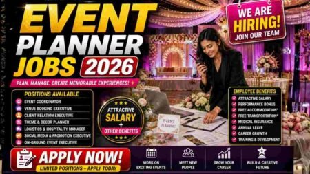 Event Planner Jobs 2026 – Hiring Event Coordinators, Helpers & Support Staff