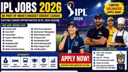 IPL Jobs – Urgently Required Staff for Stadium & Event Work